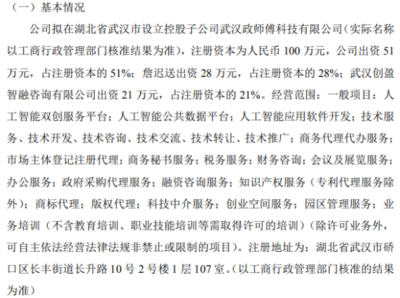 力龍信息擬出資51萬(wàn)設(shè)立控股子公司，加碼商務(wù)代理服務(wù)賽道
